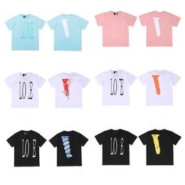 Brand fashion men's designer T-shirt Printed T-shirt Sports Casual Outdoor travel men's and women's short sleeve T-shirt black and white T Shirt VloneSE T Shirt Size S-XL