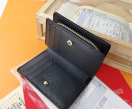 Fashion Designers Zippy WALLET Mens Womens leather Zipper Wallets Highs Quality Flowers Coin Purse Handbags Titanium Card Holder Original Clutch With Box 80151-6