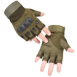 Five Fingers Gloves Cycling Non-slip Wear-resistant Gloves Protective Half-finger Outdoor Training Full-finger Motorcycle Tactical Gloves 231130