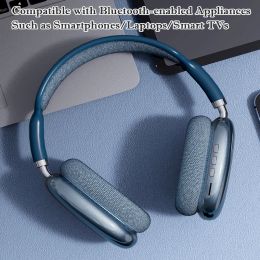P9 Wireless Bluetooth med mic brusavbrytande headset Stereo Sound Earphones Sportspel hörlurar