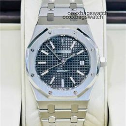 Audemar Pigue Watch Automatic Mechanical Movement Men's Wristwatch Royal Oak 39mm automatic chain up black dial 15300ST OO.1220ST.03 B/PPR WN-X0FB