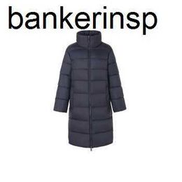 Designer Coat Maxmaras Pure Wool Winter women's mid length down jacket dark blue