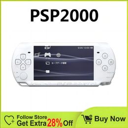 Portable Game Players Original PSP2000 game console 32GB 64GB 128GB memory card includes free games pre installed and ready to play Rich Colour 231129