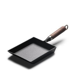 Pans 1PC Non-stick Omelette Pan Japanese Egg Rectangle Frying With Wooden Handle Pot For Gas Induction Cooker Cookware