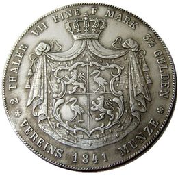 DE011841 German 2 Thaler- Heinrich XX Silver Silver Plated Craft Copy Coin metal dies manufacturing factory 290n