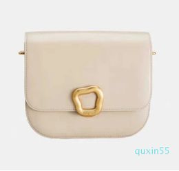 Medium Tofu Bag Reset Series Top Layer Cowhide Designer Crossbody Small Square Bag