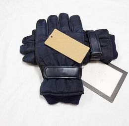 luxury gloves leather Mittens Women's skin touch screen winter thickened thermal brand sheepskin gloves AAA005