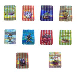 wholesale color Bag Mylar Packaging Bags empty Plastic Zipper stand up lock package