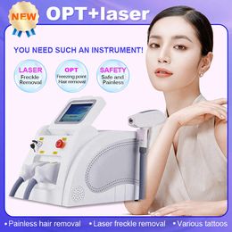 Multifunctional Strong Effect OPT IPL Hair Removal Nd Yag Picosecond Tattoo Removal Pigment Inhibit Freckle Acne Dispelling Vascular Therapy Apparatus