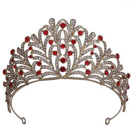 Hair Clips Fashion Luxury Alloy Rhinestone-Encrusted Crystal Crown For Women Accessories