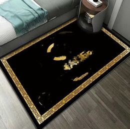 Brand Living Room Carpet Bedroom Wall-to-Wall Carpeting Bedside Floor Mat Nordic Light Luxury Personalised Cloakroom Floor Mat