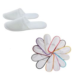 Disposable Slippers 20 Pairs Disposable Slippers Non Slip Closed Toe el Slippers for Men Women 231129