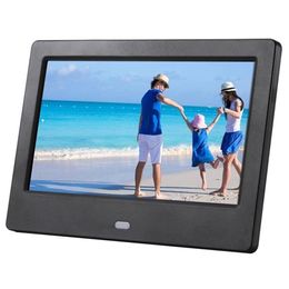 7 Inch Lcd Widescreen Hd Led Electronic Po Album Digital Po Frame Wall Advertising Machine Gift po frame digital 201211195z