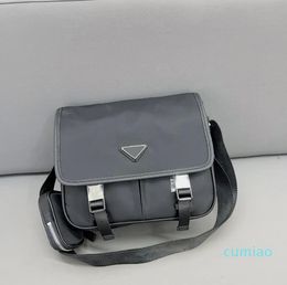 Designer men women messenger new canvas cross-body nylon shoulder bag black purse laptop 2-in-1 shoulder bag clutch purse Postman cross bag