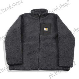 Carhart Coats Mens Carhart Jackets Fleece Jacket Thick Warm Down Classic Retro Couple Models Lamb Cashmere Coat Winter Outerwears Carharttlys 4 JSJ5 91CV