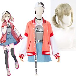 Vivid BAD SQUAD Azusawa Kohane Cosplay Costume And Cap Project Sekai Colourful Stage VBS Khn Wig Accessories