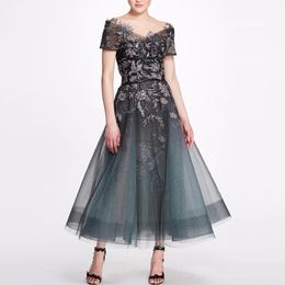 Sage Illusion Off The Shoulder Prom Dresses Glitter Sparkle Appliques Beach Bridal Dress Robe de mariee