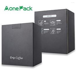 Storage Bags 10pcs White/Black/Brown Box For Drip Coffee Philtre Bag Outer Tea Sachet And Paperboard Package Boxes