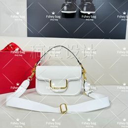 10A Designer Women's Handbag Crossbody Bag Small Chain Leather HOBO Handbag Detachable White Classic Bag