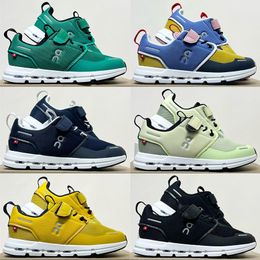 2023 On Cloud kids Shoes Designer Athletic Children Outdoor Sneaker Triple White Black Gold Red UNC Black Laser Blue girls boys kid Child trainer Sports EUR 26-37