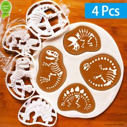 New New Dinosaur Cookie Cutters Mold Dinosaur Biscuit Embossing Mould Sugarcraft Dessert Baking Mold Cake Kitchen Accessories Tools