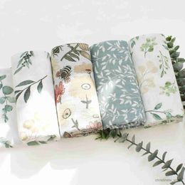 Blankets Swaddling Muslin Swaddle Baby Blanket Set Bamboo Cotton Newborn Wraps Bedding Muslin Bibs for Baby Stuff R231130