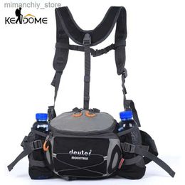 Outdoor Bags 8L Sports Waist Bag Outdoor Hiking Riding Backpack Camping Travel Shoulder Bag Water Bott Cycling Pack X352D Q231130