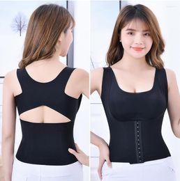 Women's Shapers Corset Top Sports Bras Underwear Body Shaper Tops With Bra Women Waist Trainer Shapewear Reducing Girdles Tummy Slimming