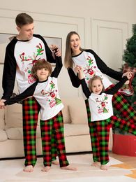 Family Matching Outfits Christmas Family Matching Outfits Pyjamas Clothing Sets Deer Print Mother Kids Daughter Xmas Family Look Sleepwear Pyjamas 231130