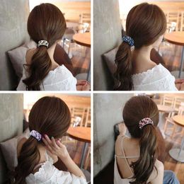 Hair Clips Women Bun Crystal Claw Bird Nest Horsetail Buckle Holder Fashion Grab Hairpins Barrette