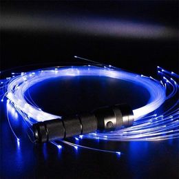 LED Fiber Optic Whip cable Led Glow Gloves Multicolor Dance Whip Light Up Rave Toy Flashlight Dance Festival stick Glow led 201216274F