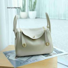 Genuine Leather Women's 2023 New Head Layer Cowhide Light Luxury Small Crowd Design Large Capacity High Grade Feel Bill of Shoulder Doctor's Bag l Handbag with Logo