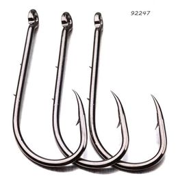 12 Sizes 6#-6 0# 92247 Baitholder Single Hook High Carbon Steel Barbed Hooks Asian Carp Fishing Gear 200 Pieces Lot FH-4223q