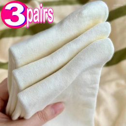 Women Socks 1/3pairs Nylon Loose No Pilling Knitting Rib Thin Spring Summer Female High Tube Streetwear Calcetines Sock