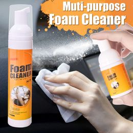 Upgrade Upgrade 100/30ml Auto Foam Cleaner Car Interior Seat Leather Dust Remover Multi-purpose Cleaning Foam Spray Sticky Dirt Washing Tools