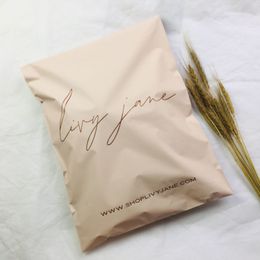 Mail Bags biodegradable matte peach custom bags poly mailer courier with for clothing 230428