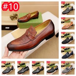 10 Model Men's Loafers Shoes Luxury Designer Men Moccasins Fringed Formal Business Leather Mens Casual Shoe Patent Leathe British Style size US 6.5-12