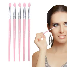 Makeup Brushes Lip Brush | Flat Reusable Silicone 5 PCS Eyeshadow Liner Cosmetics Make Up