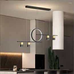 Pendant Lamps Modern LED For Dining Table Kitchen Living Room Restaurant Coffee Hall Indoor Home Lights Intelligent Chandeliers