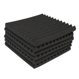 24 pcs Soundproofing Foam Studio Acoustic Panels Studio Foam Wedges 1 X 12 X 12 inch Soundproof Absorption Treatment Panel264S