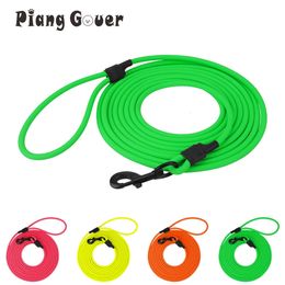 Dog Collars Leashes PVC Pet Leashes 5m 10m Small Large Puppy Cat Dog Leash Recall Training Tracking Obedience Long Lead Waterproof 231129