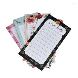 Cute Korean Flower Sereise Fridge Magnetic Memo Pad Candy Office School Sticky Planner Note Stationery Supplies