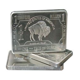 1 oz One Troy Ounce USA American Buffalo 999 Fine German Silver Bullion Bar 225O