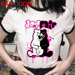 Women's T Shirts 90s Ouma Kokichi Shirt Danganronpa Cute Anime V3 T-shirt Tshirt Tees Harajuku