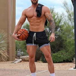 Men's Shorts Men Breathable Mesh Knee Length Jogger Basketball Casual Workout For Short Pants