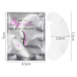 wholesale Hydrogel Gel Eye Patches Grafting Eyelashes Under Eye Patches For Eyelash Extension Paper Application Makeup Supplies