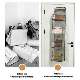 Storage Boxes Convenient Shoulder Bag Shelf Wall-mounted Rack Hanging Foldable