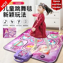 Noisemaker Toys Dance Mat Kids Fitness Music Dancing Games Glow Carpet with Activity Gym Playmats Children Girl festival birthday Kid gift Toy 231129