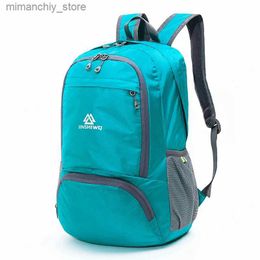 Outdoor Bags Lightweight Foldab Waterproof Nylon Women Men Skin Pack Backpack 20L Travel Outdoor Sports Camping Hiking Bag Rucksack Q231130