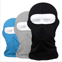 2017 Protection Full Face Lycra Masks Balaclava Headwear Ski Neck Cycling Motorcycle Riding Windproof Face Mask192y